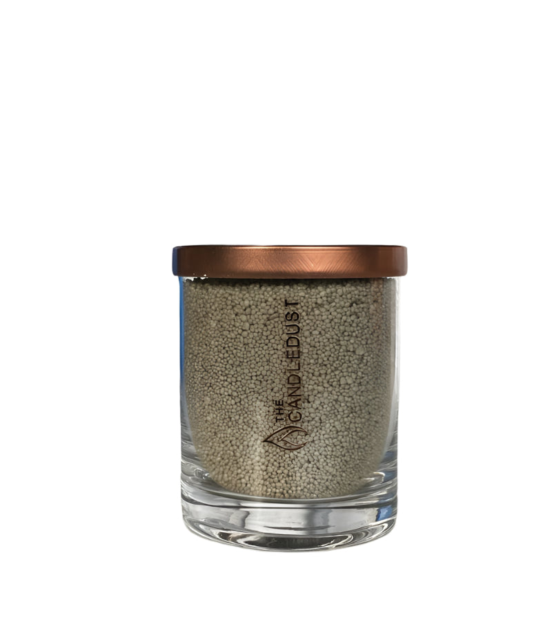 Unscented Powder Candle in Glass - Olive Green 160g